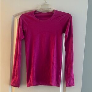 Lululemon Women's Pink Long Sleeve Top